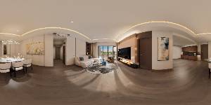 Modern Kitchen and Dining Room Interior