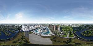 Modern Coastal Resort with Artificial Lagoon