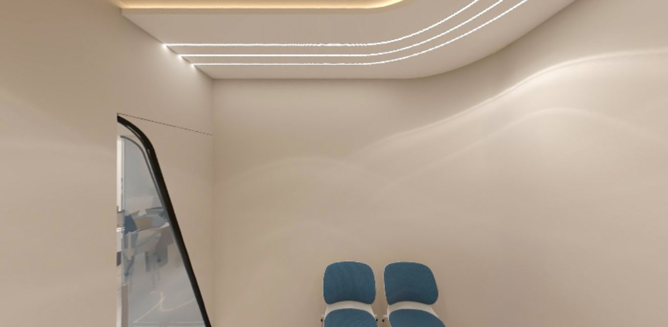 Modern Office Reception Area