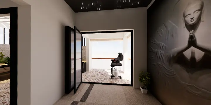 Third floor meditation and gym