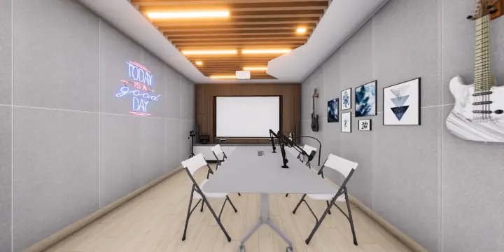 TECH ROOM AND JAMMING ROOM RENDER_5 - Panorama