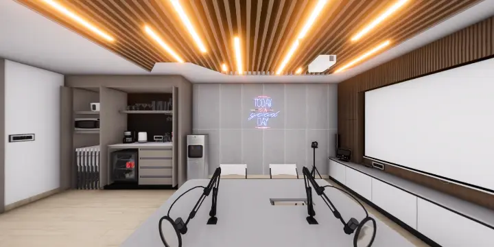 TECH ROOM AND JAMMING ROOM RENDER_9 - Panorama