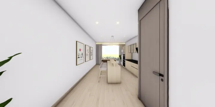 HOSTING KITCHEN RENDER