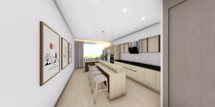 HOSTING KITCHEN RENDER_2 - Panorama